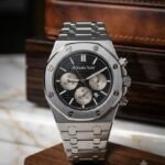 Audemars Piguet Royal Oak Cronógrafo  Esfera Negra  Caja Acero
