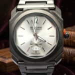Bvlgari Octo Esfera Plateada Caja Gris Titanio