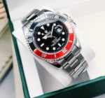 Rolex Submarino Bisel Rojo y Negro  Esfera Negra  Acero - Imagen 2
