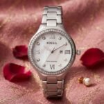 Fossil Dama Plateado