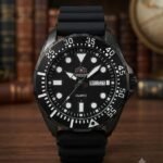 Orient Mako Esfera Blanca Caja Negra Pulso Negro