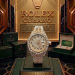 Rolex Cubano Números Árabes  Esfera Oro Rosa  Caja Oro Rosa