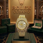 Rolex Cubano Total Crystal  Caja Oro