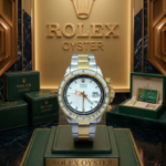 Rolex Oyster Chrono Bisel Dorado  Esfera Blanca  Caja Mixta