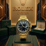 Rolex Oyster Chrono Bisel Dorado  Esfera Negra  Caja Dorada