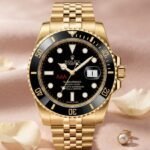 Rolex Submariner Dama Full Oro Esfera Negra