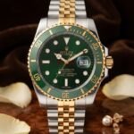 Rolex Submariner Dama Oro/Acero Esfera Verde