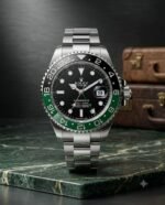 Rolex Submarino Bisel Verde  Esfera Negra  Acero