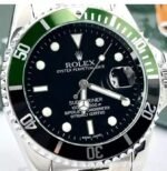 Rolex Submarino Bisel Verde  Esfera Negra  Acero - Imagen 2
