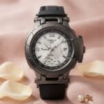 Tissot T-Race Dama Acero Esfera Blanca / Correa Silicona Negra