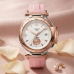 Tissot T-Race Dama Oro Rosa/Acero Esfera Blanca / Correa Silicona Rosa