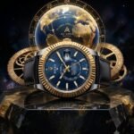 Rolex Sky-Dweller Bisel Dorado  Fondo Azul