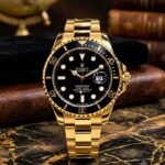 Rolex Submarino Bisel Negro  Esfera Negra  Oro