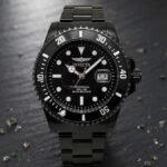 Pro Diver Bisel Negro Esfera Negra Caja Negra